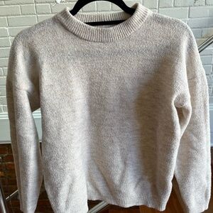 XS Urban Outfitters Cream Crew Neck Sweater